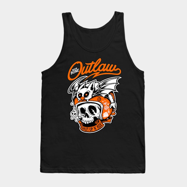 Skull Cartoon Tank Top by Unestore